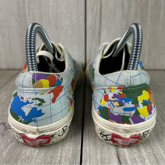 Vans Era ‘Save Our Planet’ World Globe Map Lace Up Sneaker Women’s Sizes 7 - Picture 7 of 10